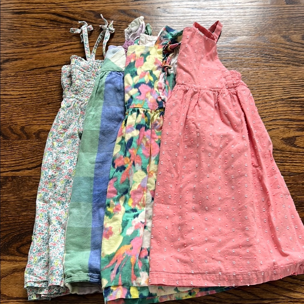 Floral and Pink Kids Dress Set